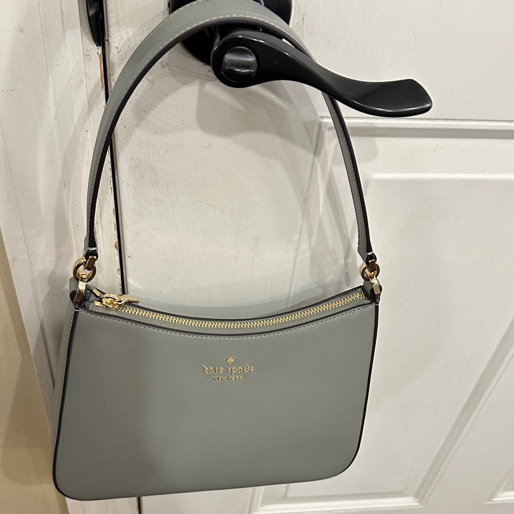 Kate Spade Light Gray Shoulder Bag